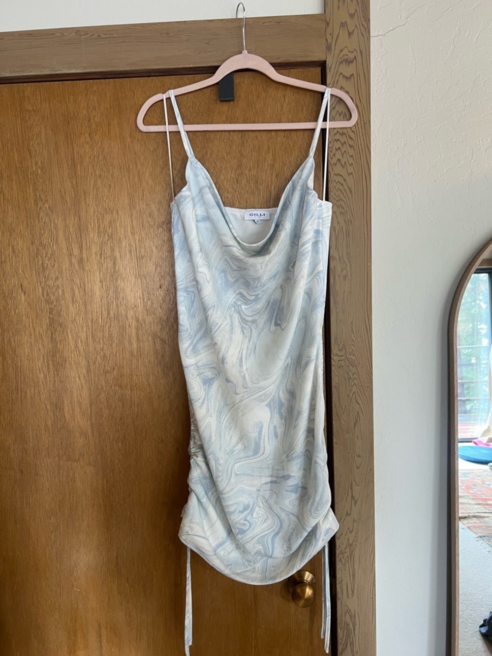 Gilli ruched mini dress M